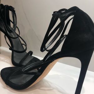 Stuart Weitzman Suede Strappy Heels